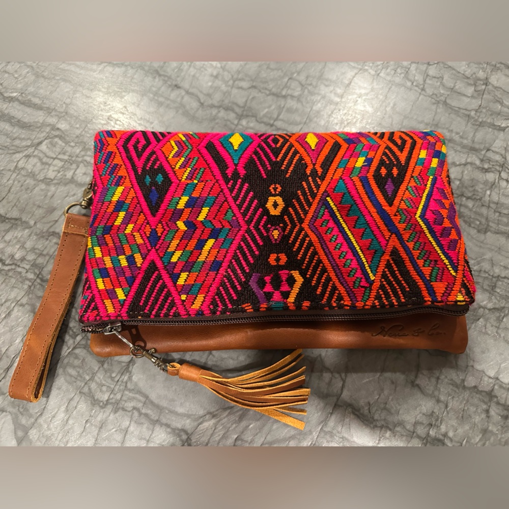 NWOT Nena &Co Fold Over Clutch